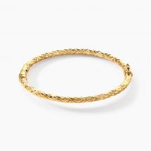 Bracelet Jonc Shiny Diamante Or Jaune - Pour Femme - Histoire d'Or