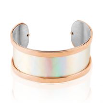 Bracelet Jonc Kayssi Acier Rose - Pour Femme - Histoire d'Or