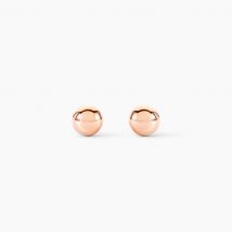 Boucles D'oreilles Puces Fidelia Boule Or Rose - Pour Femme - Histoire d'Or