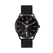 Montre O Watch Chill Noir - Boîtier Noir - Cadran Noir - Bracelet Noir - Mécanisme en Quartz - Pour Homme - Histoire d'Or
