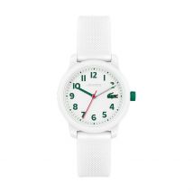 Montre Lacoste 12.12 Kids Blanc - Boîtier Blanc - Cadran Blanc - Bracelet Blanc - Mécanisme en Quartz - Pour Enfant - Histoire d'Or