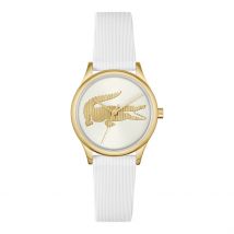 Montre Lacoste Crocodelle Blanc - Boîtier - Cadran Blanc - Bracelet Blanc - Mécanisme en Quartz - Pour Femme - Histoire d'Or