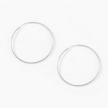 Créoles Muses Flexibles Or Blanc - Pour Femme - Histoire d'Or