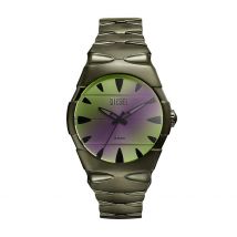Montre Diesel D-sruptor Vert - Boîtier Autres - Cadran Vert - Bracelet Vert - Mécanisme en Quartz - Pour Homme - Histoire d'Or