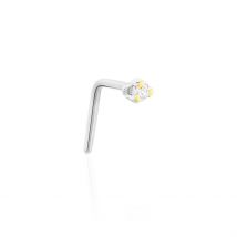 Piercing De Nez Demetrie Or Blanc Diamant - Pour Famille - Histoire d'Or