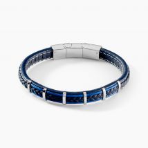 Bracelet Jourdan Cuir Noir - Pour Homme - Histoire d'Or