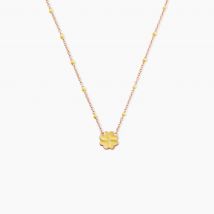 Collier Mimosa Argent Rose - Pour Femme - Histoire d'Or