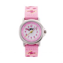 Montre Upp Lea Blanc - Boîtier Blanc - Cadran Blanc - Bracelet Rose - Mécanisme en Quartz - Pour Enfant - Histoire d'Or
