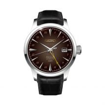 Montre Seiko Presage Marron - Boîtier Blanc - Cadran Marron - Bracelet Marron - Mécanisme en Automatique - Pour Homme - Histoire d'Or