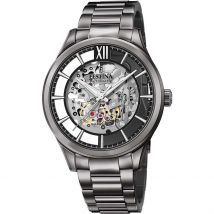 Montre Festina Squelette - Boîtier Gris - Cadran Gris - Bracelet Gris - Mécanisme en Automatique - Pour Homme - Histoire d'Or