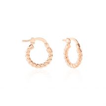 Créoles Appolina Argent Rose - Pour Femme - Histoire d'Or