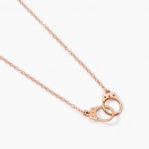 Collier Kim Argent Rose - Pour Femme - Histoire d'Or