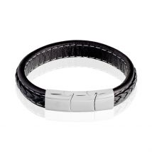 Bracelet Acier Blanc - Pour Homme - Histoire d'Or