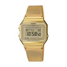 Montre Casio Collection Vintage 2 Tons - Boîtier Doré - Cadran Doré - Bracelet Doré - Mécanisme en Quartz - Pour Unisex - Histoire d'Or