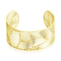 Bracelet Jonc Andor Acier Dore - Pour Femme - Histoire d'Or