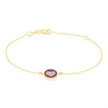 Bracelet Chlea Coeur Or Jaune - Pour Enfant - Histoire d'Or