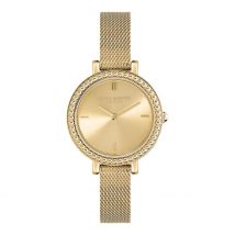Montre Olivia Burton Vintage Bead Doré - Boîtier Jaune - Cadran Champagne - Bracelet Doré - Mécanisme en Quartz - Pour Femme - Histoire d'Or
