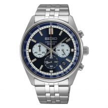 Montre Seiko Sport Bicolore - Boîtier Blanc - Cadran Multicolore - Bracelet Argenté - Mécanisme en Quartz - Pour Homme - Histoire d'Or