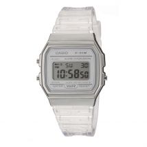 Montre Casio Collection Vintage Edgy Blanc - Boîtier Blanc - Cadran Blanc - Bracelet Blanc - Mécanisme en Quartz - Pour Unisex - Histoire d'Or