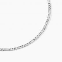 Chaîne Vivian Maille Alternee 1/3 Argent Blanc - Pour Homme - Histoire d'Or