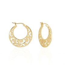 Créoles Tyfene Plaqué Or Jaune - Pour Femme - Histoire d'Or