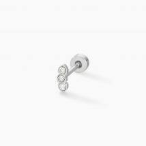 Piercing Pirias Acier Blanc Oxyde De Zirconium - Pour Femme - Histoire d'Or