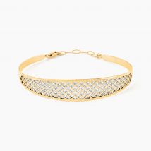 Bracelet Jonc Adonijah Or Bicolore - Pour Femme - Histoire d'Or
