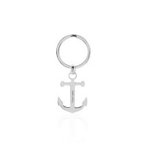Porte Clefs Pamelia Acier Blanc - Pour Homme - Histoire d'Or