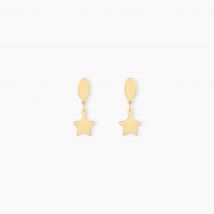 Boucles D'oreilles Pendantes Alphonsine Etoile Or Jaune - Pour Femme - Histoire d'Or