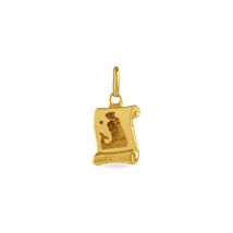 Pendentif Lamie Zodiaque Parchemin Or Jaune - Pour Famille - Histoire d'Or