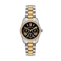 Montre Michael Kors Lexington Lux Noir - Boîtier - Cadran Noir - Bracelet Bicolore - Mécanisme en Quartz - Pour Femme - Histoire d'Or