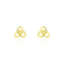 Boucles D'oreilles Puces Philine Fleur Or Jaune - Pour Femme - Histoire d'Or