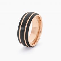 Bague Acier Rose - Pour Homme - Histoire d'Or