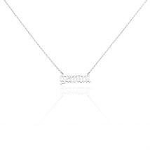 Collier Argent Blanc Astro - Pour Femme - Histoire d'Or