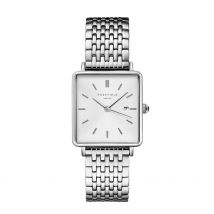 Montre Rosefield Boxy Blanc - Boîtier Blanc - Cadran Blanc - Bracelet Blanc - Mécanisme en Quartz - Pour Femme - Histoire d'Or