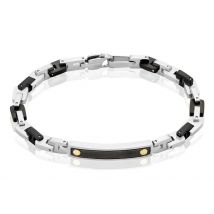 Bracelet Jourdan Acier Gris - Pour Homme - Histoire d'Or