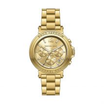 Montre Michael Kors Maren Doré - Boîtier Jaune - Cadran Champagne - Bracelet Doré - Mécanisme en Quartz - Pour Femme - Histoire d'Or