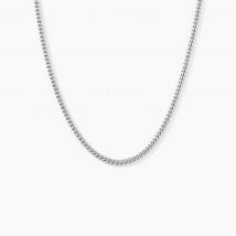 Chaîne Clementine Argent Blanc - Pour Homme - Histoire d'Or