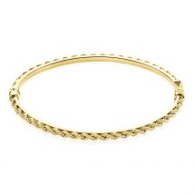 Bracelet Jonc Cordeline Or Jaune - Pour Femme - Histoire d'Or