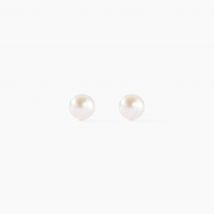 Boucles D'oreilles Suki Or Jaune Perle De Culture - Pour Femme - Pierre en Perle de culture de forme Ronde - Histoire d'Or