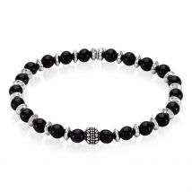 Bracelet Jourdan Acier Gris Onyx - Pour Homme - Histoire d'Or