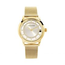 Montre Codhor Cloe Doré - Boîtier Jaune - Cadran Champagne - Bracelet Doré - Mécanisme en Quartz - Pour Femme - Histoire d'Or