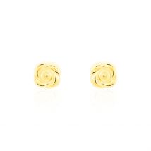 Boucles D'oreilles Puces Philine Fleur Or Jaune - Pour Femme - Histoire d'Or