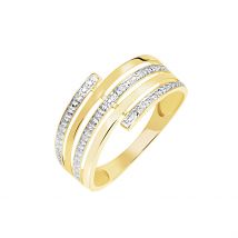 Bague Eleonore Or Jaune Diamant - Pour Femme - Pierre en Diamant de forme Ronde - Histoire d'Or