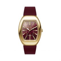 Montre Ice Watch Ice Dome Cerise - Boîtier Doré - Cadran Cerise - Bracelet Cerise - Mécanisme en Quartz - Pour Femme - Histoire d'Or
