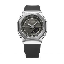 Montre Casio G-Shock Gms2110 Gris - Boîtier Argenté - Cadran Gris - Bracelet Noir - Mécanisme en Quartz - Pour Homme - Histoire d'Or