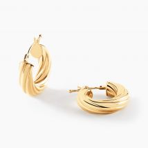 Créoles Thiago Or Jaune - Pour Femme - Histoire d'Or