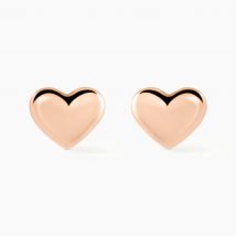 Boucles D'oreilles Puces Lison Or Rose - Pour Enfant - Histoire d'Or