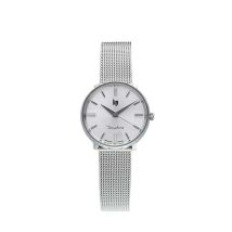 Montre Lip Himalaya Dauphine 29 Argenté - Boîtier Blanc - Cadran Argenté - Bracelet Argenté - Mécanisme en Quartz - Pour Femme - Histoire d'Or