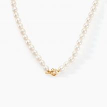 Collier Osheen Or Jaune Perle De Culture - Pour Femme - Pierre en Perle de culture de forme Ovale - Histoire d'Or